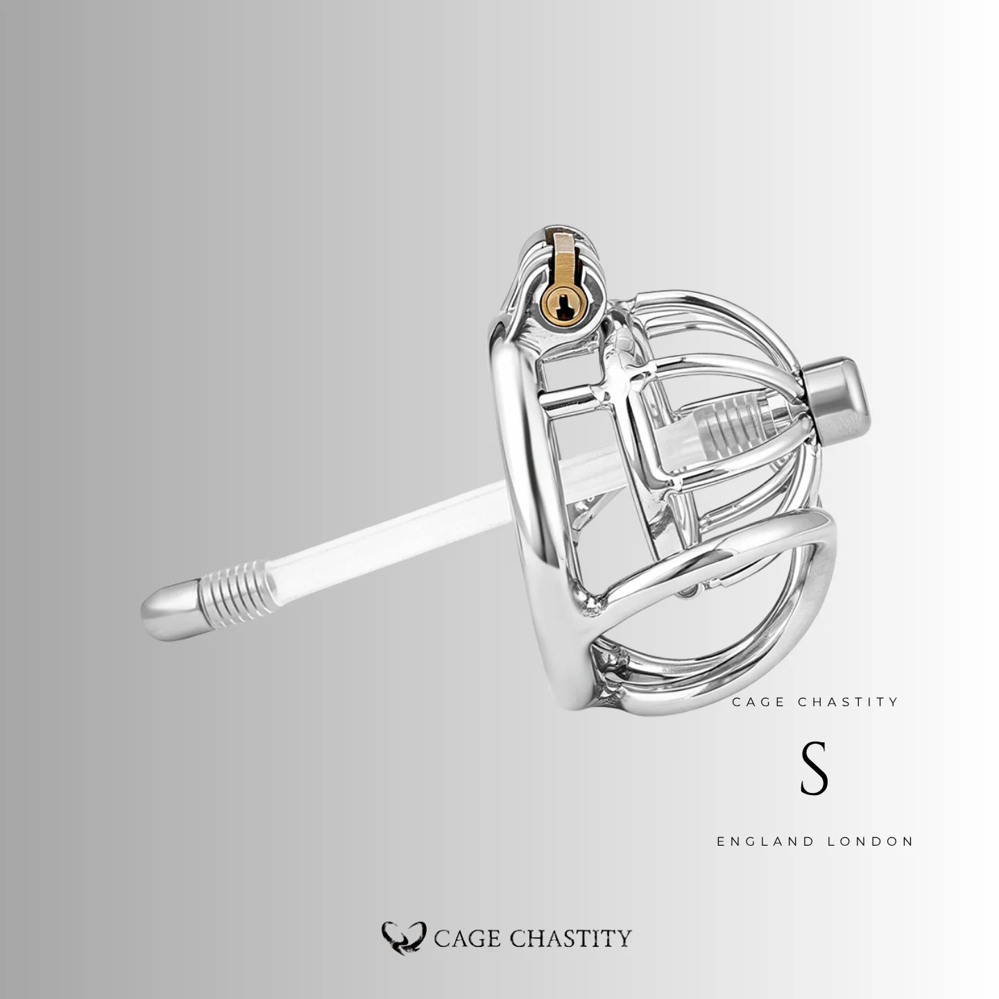 No Escape Chastity Cage – Ball Divider Control – LK08