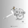 No Escape Chastity Cage – Ball Divider Control – LK08