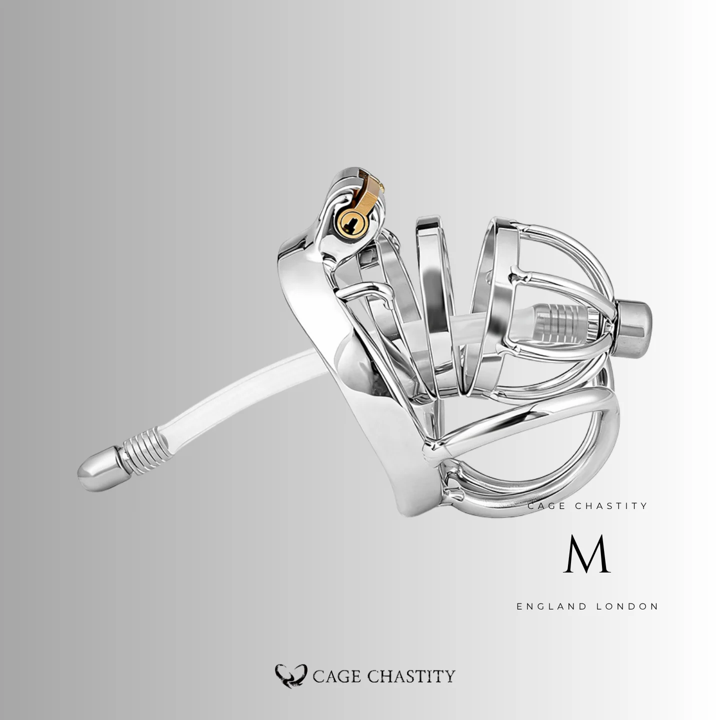 No Escape Chastity Cage – Ball Divider Control – LK08