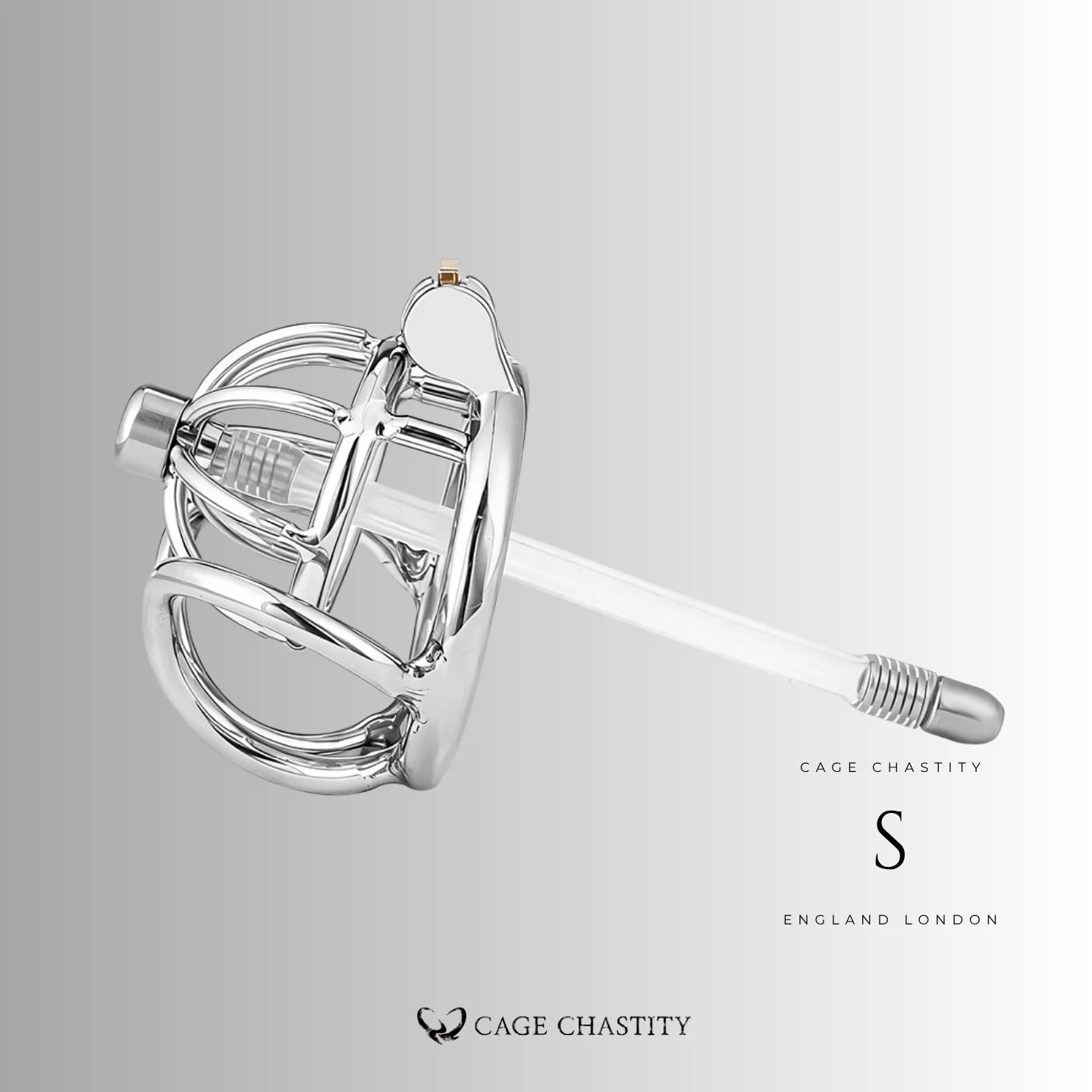No Escape Chastity Cage – Ball Divider Control – LK08