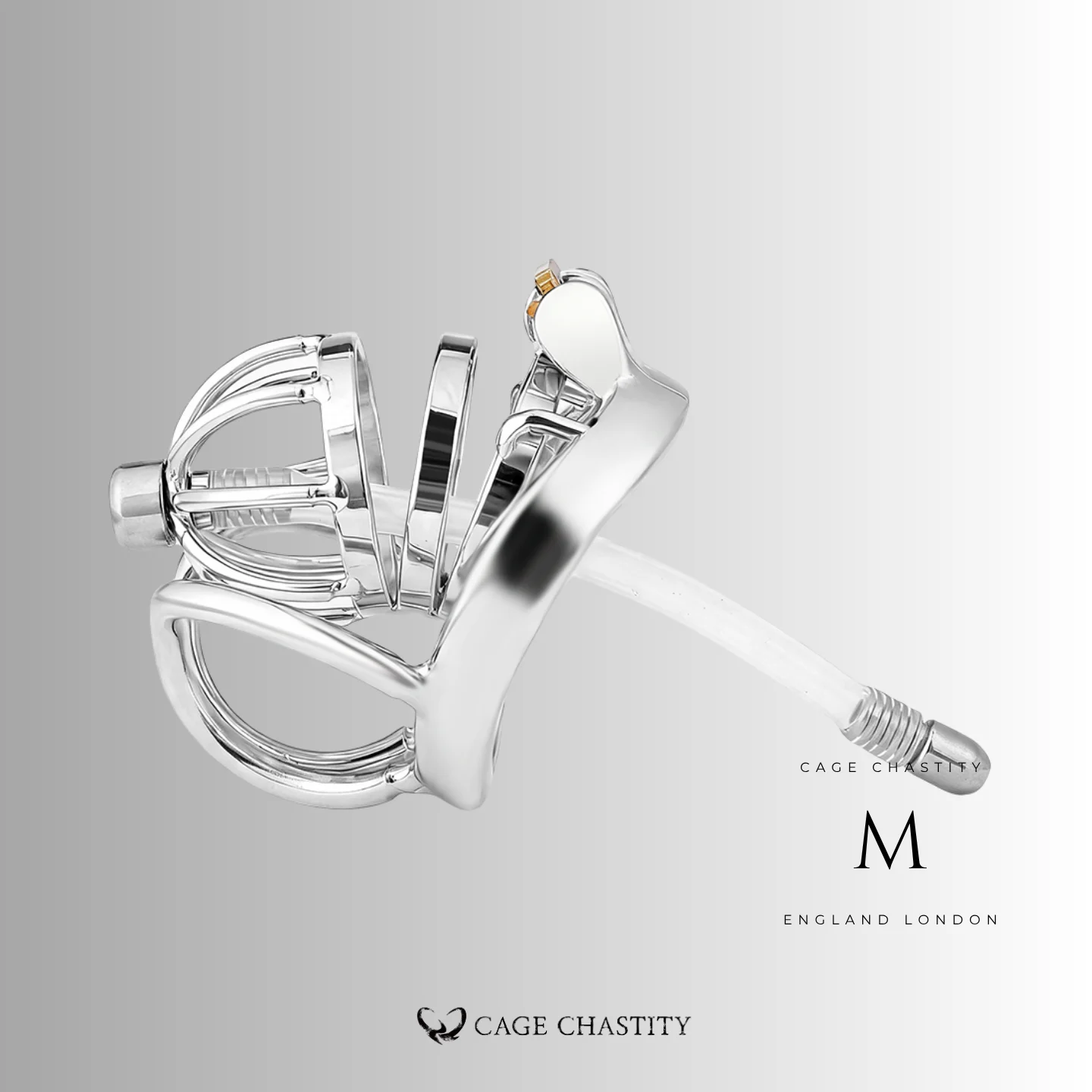 No Escape Chastity Cage – Ball Divider Control – LK08
