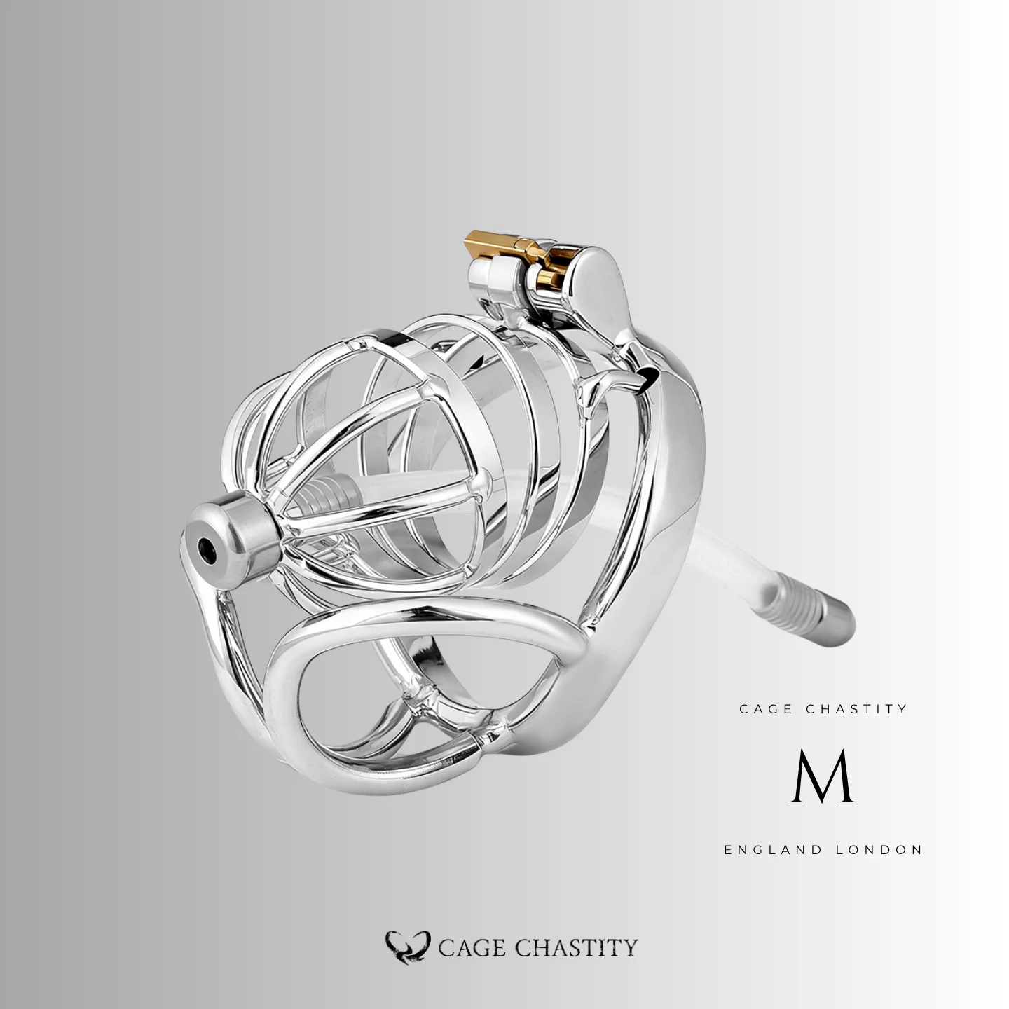 No Escape Chastity Cage – Ball Divider Control – LK08