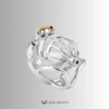 No Escape Chastity Cage – Ball Divider Control – LK08
