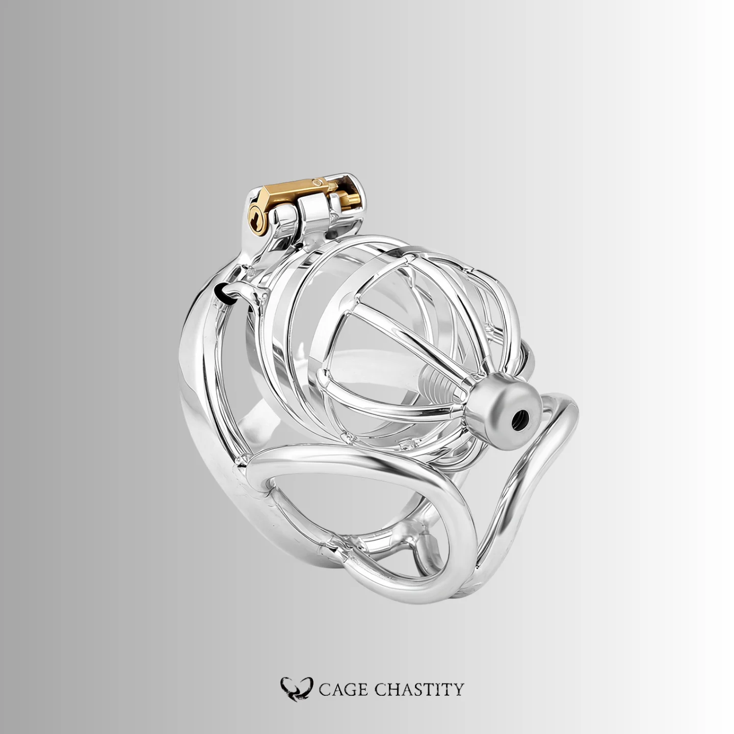 No Escape Chastity Cage – Ball Divider Control – LK08