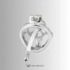 No Escape Chastity Cage – Ball Divider Control – LK08