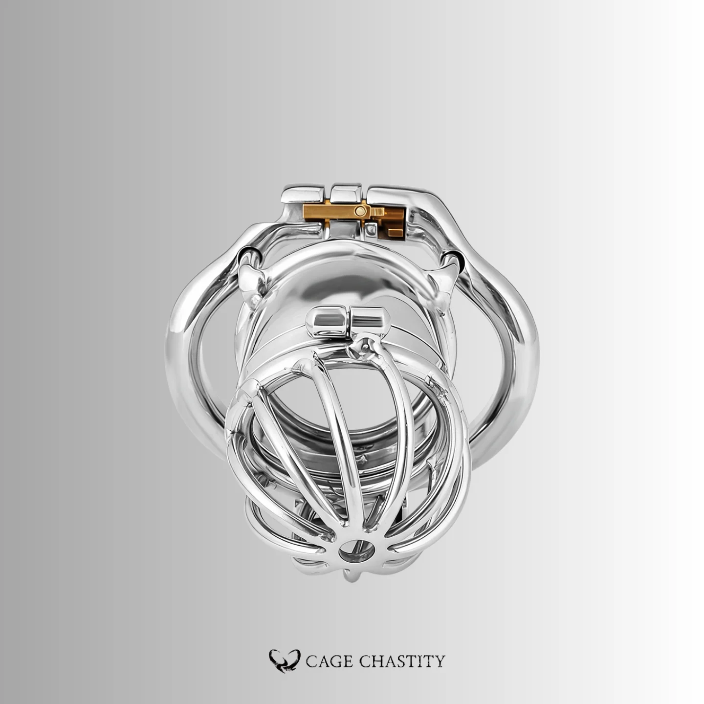 Dual-Lock Steel Chastity Cage – LK09