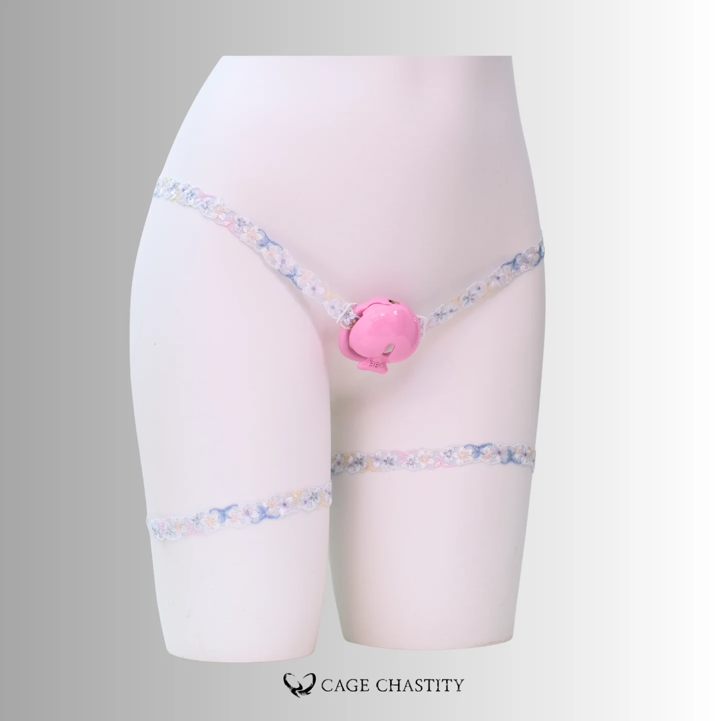 Petal Lace Harness & Garter Set – Hand-Embroidered