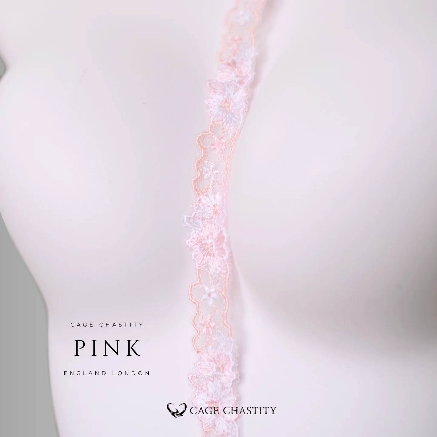 Petal Lace Harness & Garter Set – Hand-Embroidered