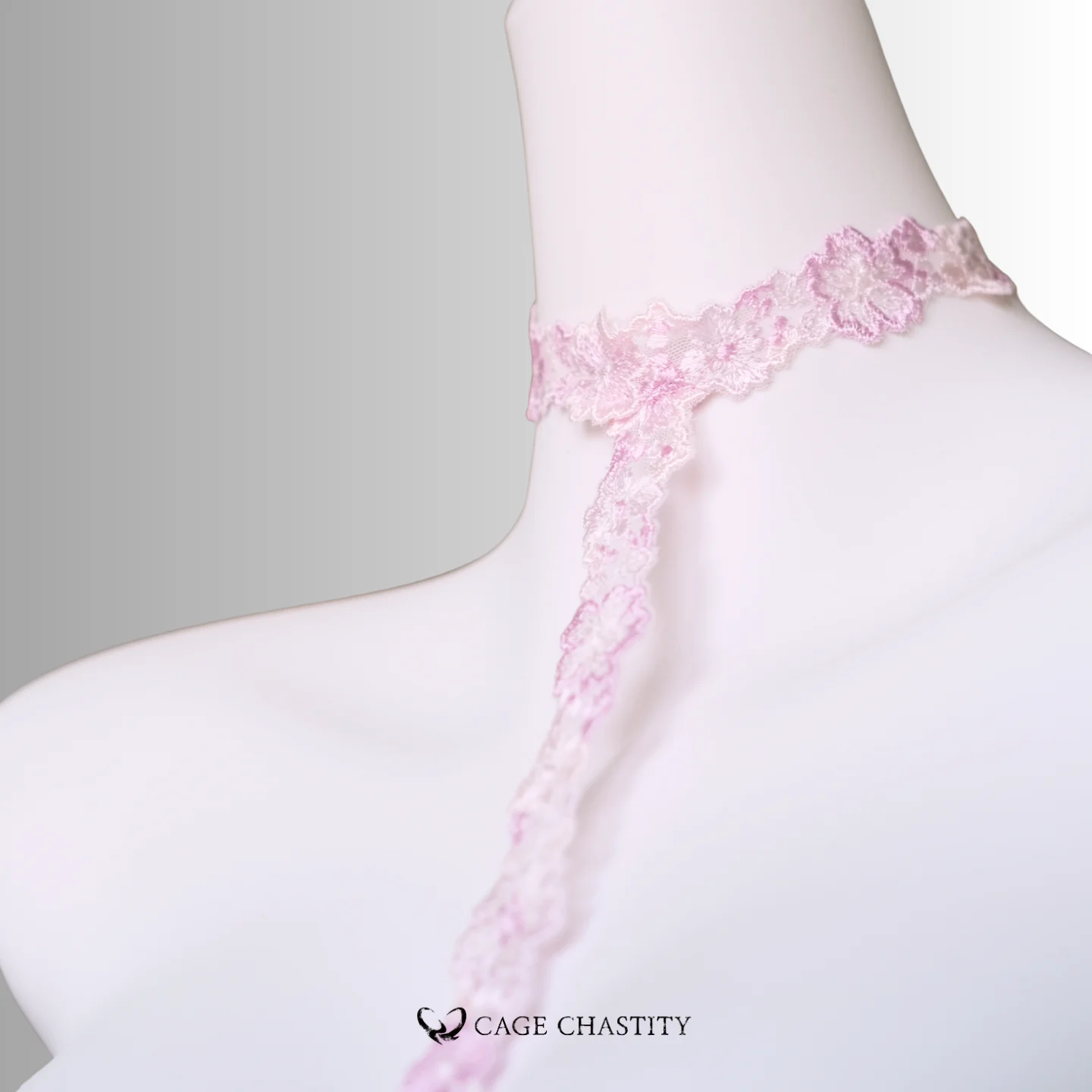 Petal Lace Harness & Garter Set – Hand-Embroidered
