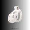 White Cobra Chastity Cage