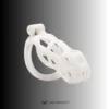 White Cobra Chastity Cage