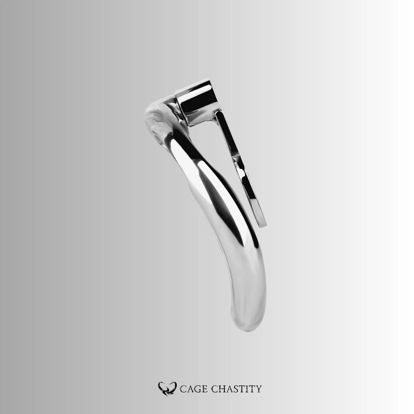 Mini Clit Flat Cage – Strap-Ready Arc Ring – CCS1146