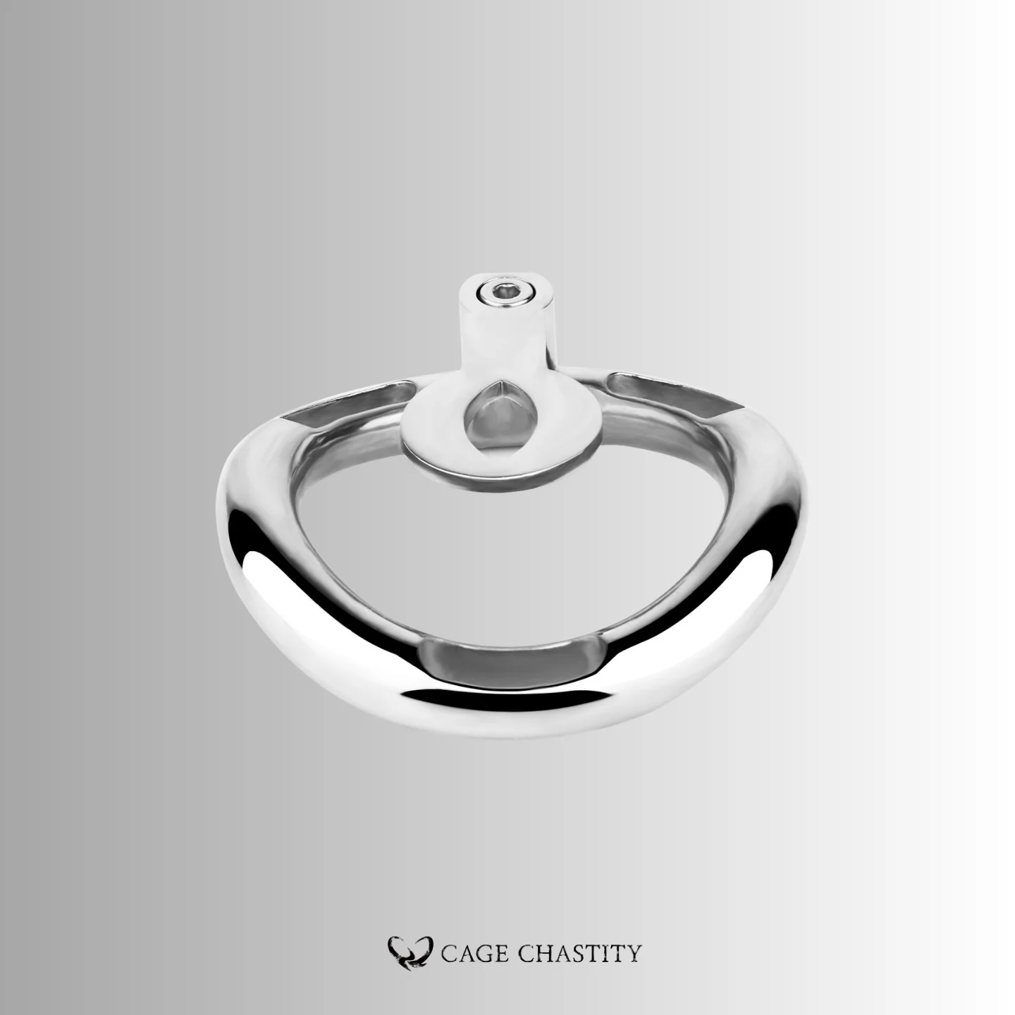 Mini Clit Flat Cage – Strap-Ready Arc Ring – CCS1146