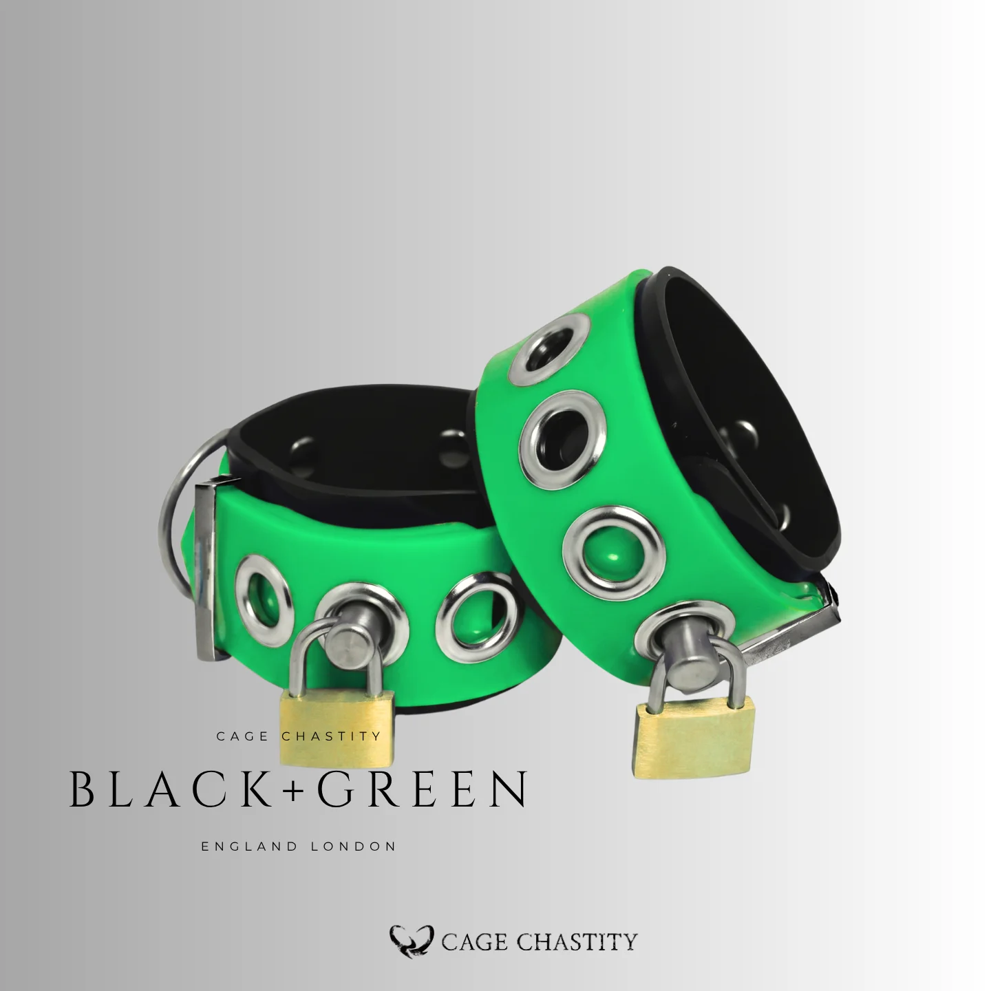 Custom Dual-Layer Silicone Bondage Cuffs with Lock
