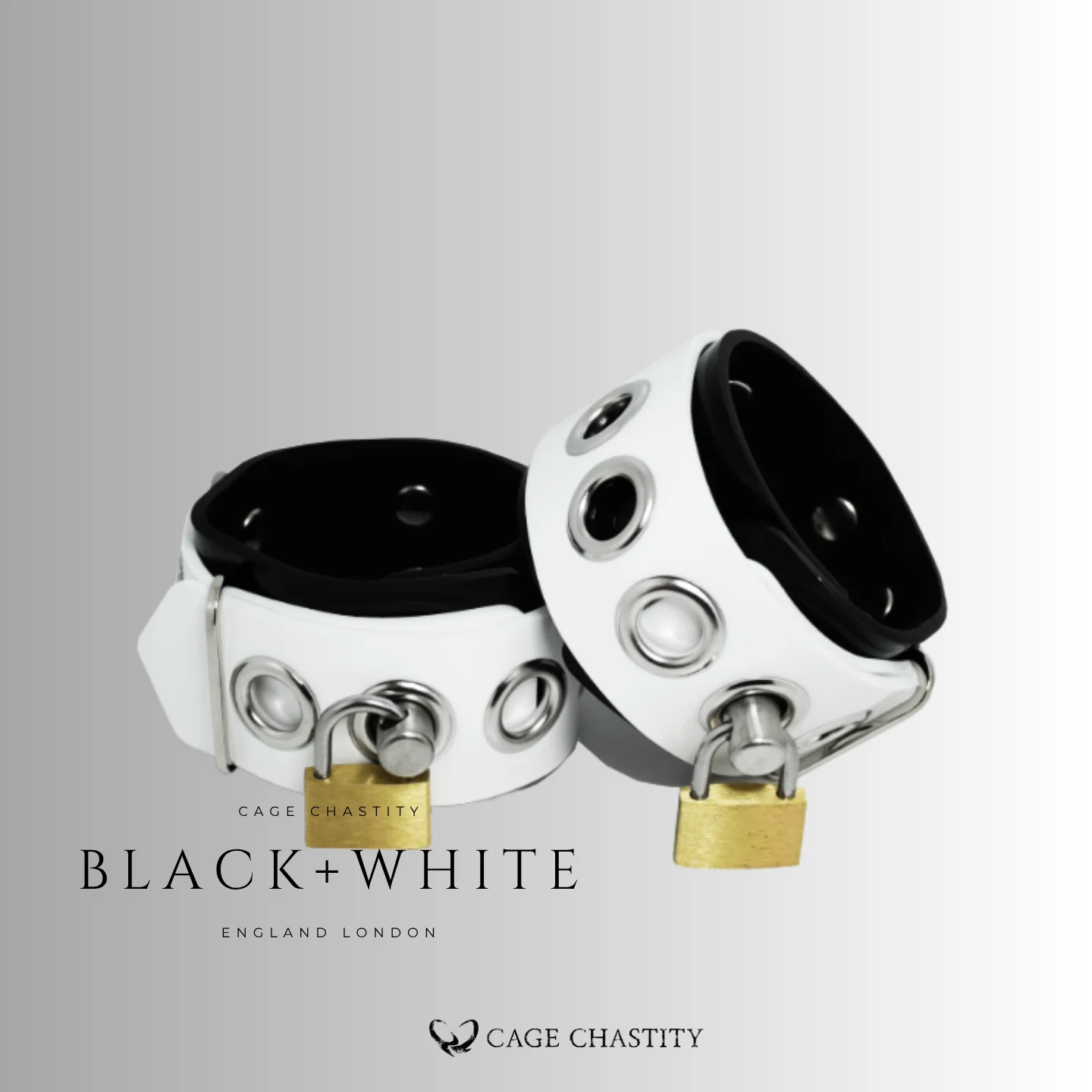 Custom Dual-Layer Silicone Bondage Cuffs with Lock