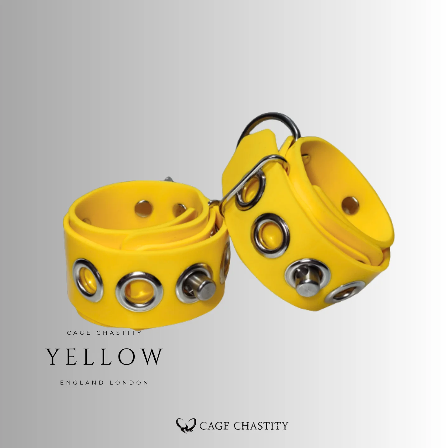 Custom Dual-Layer Silicone Bondage Cuffs with Lock
