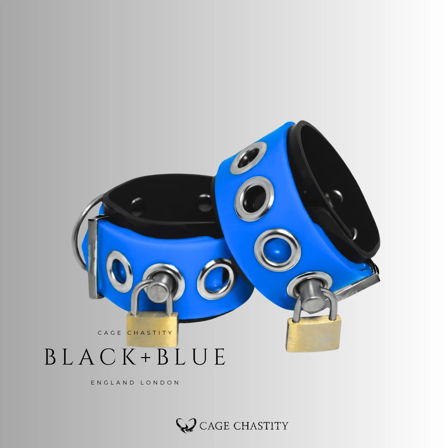 Custom Dual-Layer Silicone Bondage Cuffs with Lock