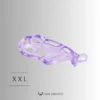 Crystal Violet Cobra Chastity Cage – 2 Ring Types