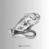 Custom Cobra Chastity Cage – Steel / Gold / Titanium