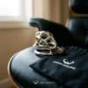 Custom Cobra Chastity Cage – Steel / Gold / Titanium