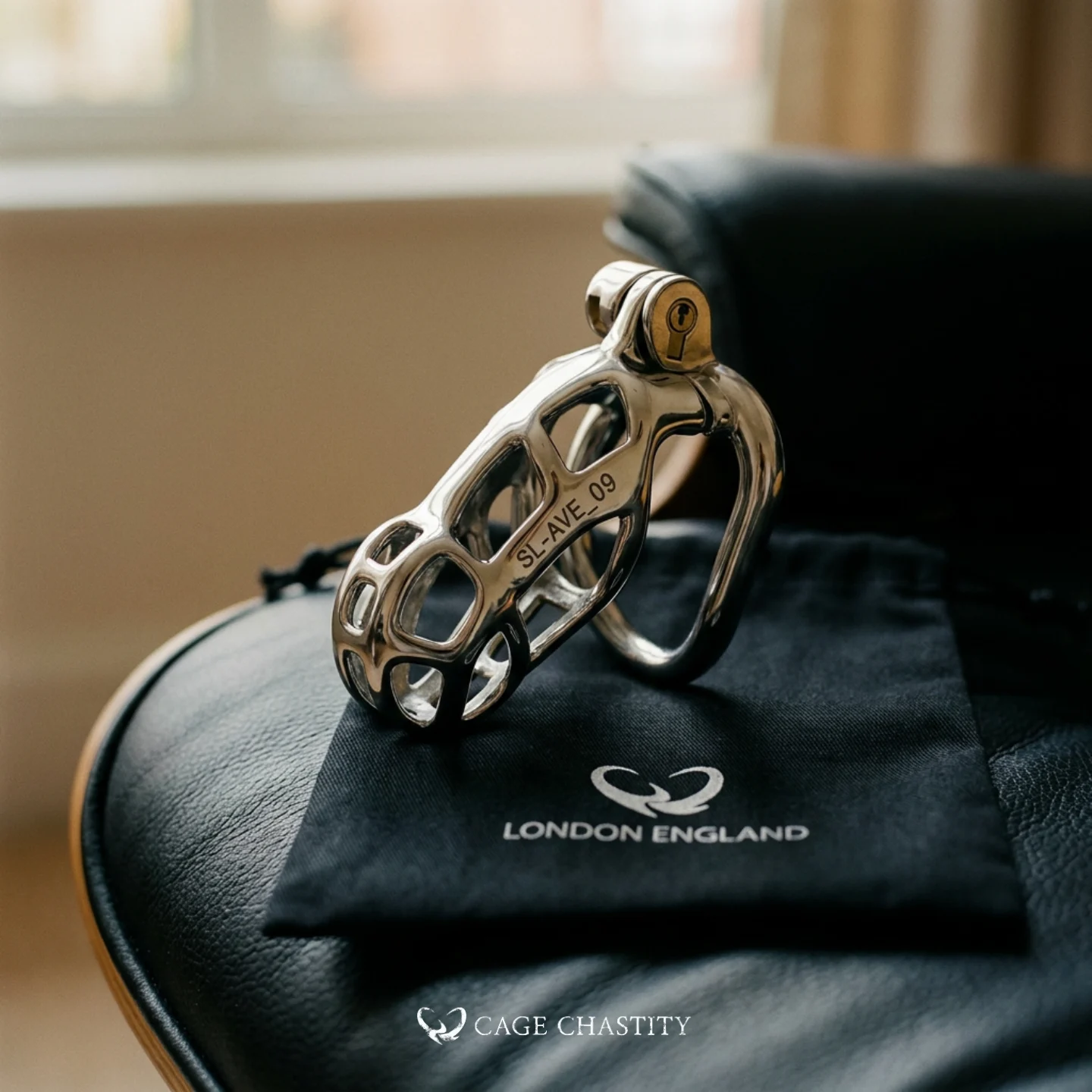 Custom Cobra Chastity Cage – Steel / Gold / Titanium