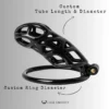 Custom Resin Cobra Chastity Cage