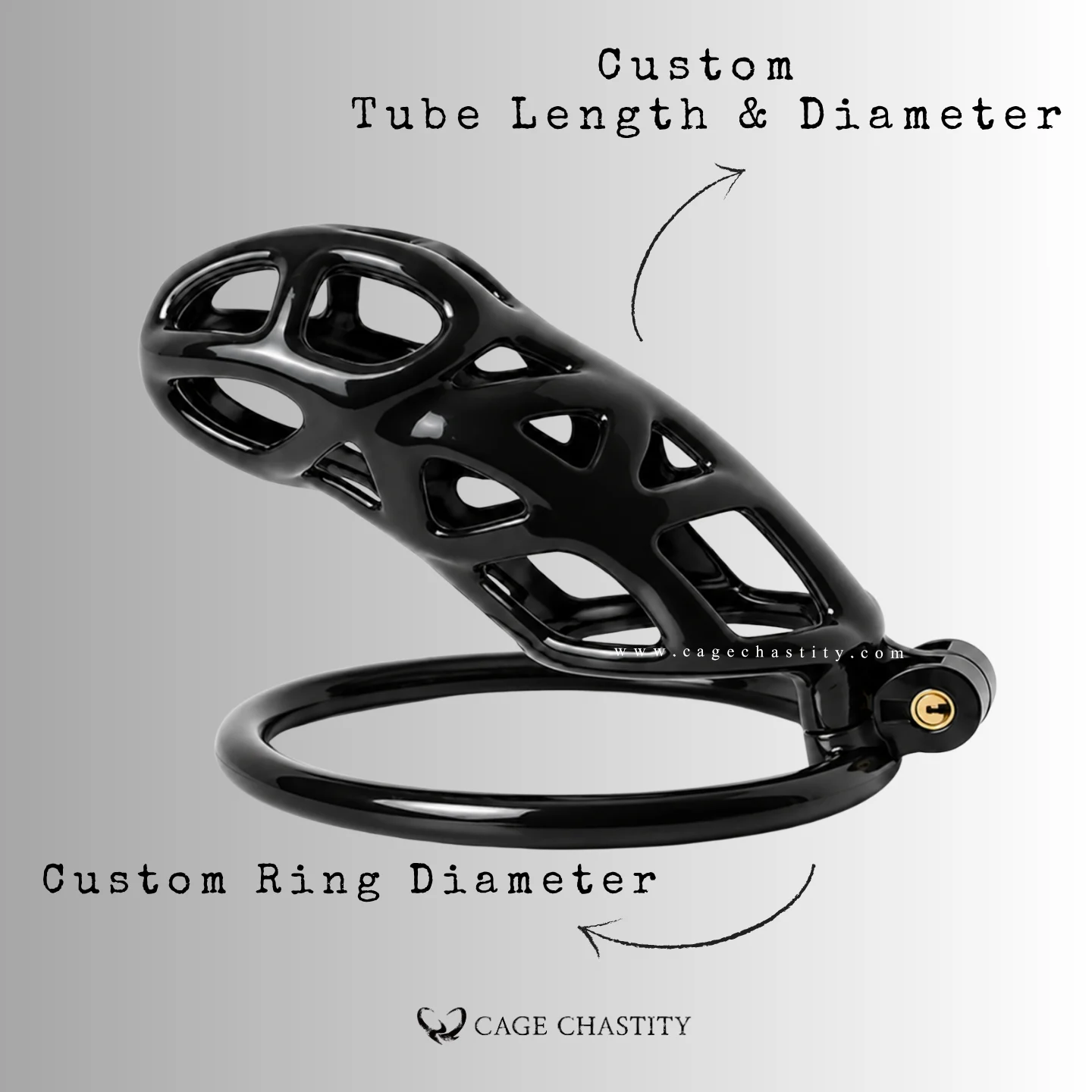 Custom Resin Cobra Chastity Cage