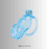 Glacier Blue Cobra Chastity Cage – 2 Ring Types