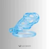 Glacier Blue Cobra Chastity Cage – 2 Ring Types
