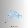 Glacier Blue Cobra Chastity Cage – 2 Ring Types