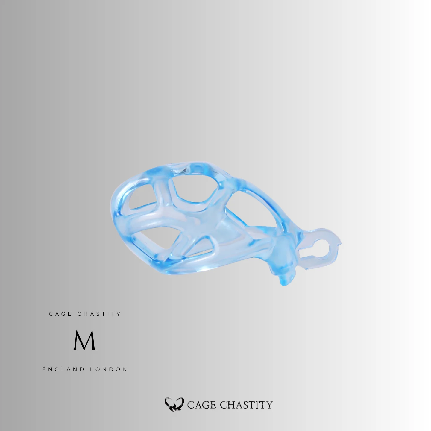 Glacier Blue Cobra Chastity Cage – 2 Ring Types