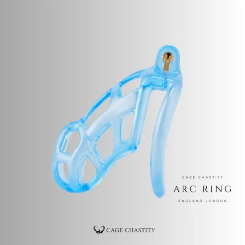 Glacier Blue Cobra Chastity Cage – 2 Ring Types