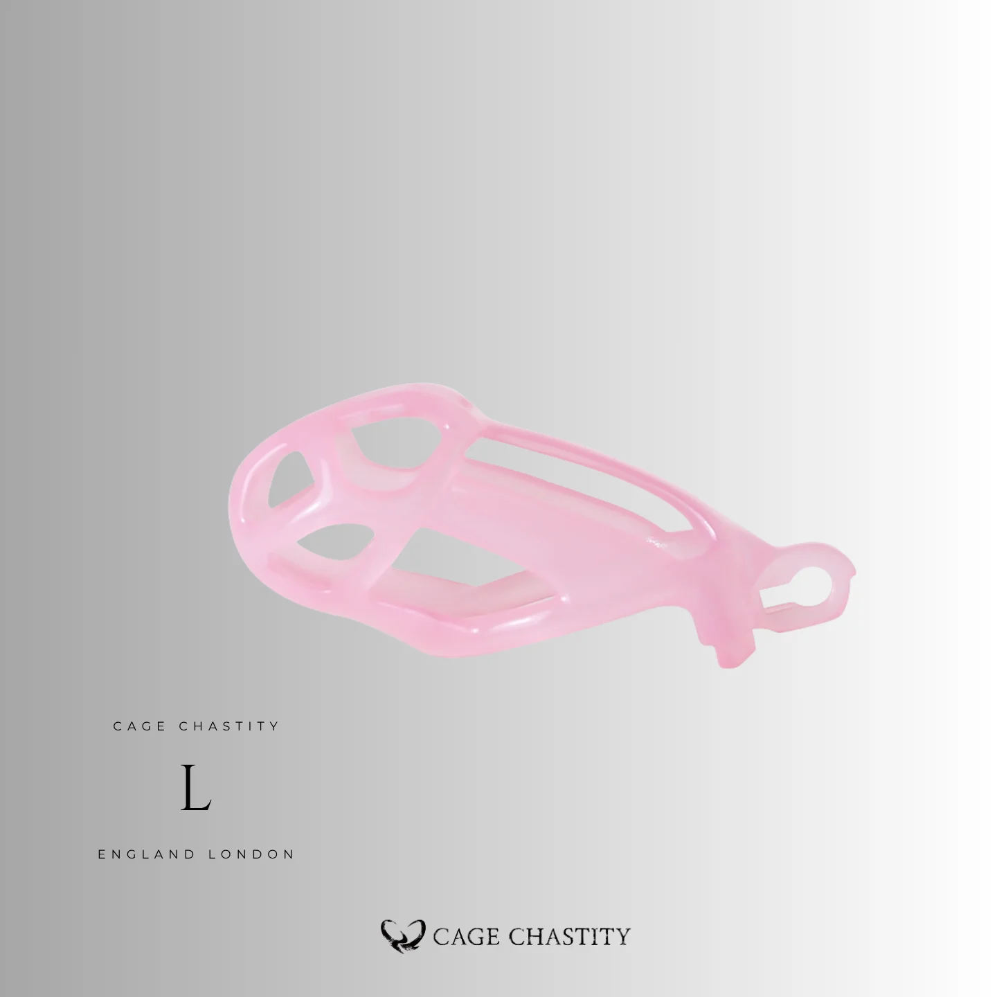Translucent Pink Cobra Chastity Cage – 2 Ring Types