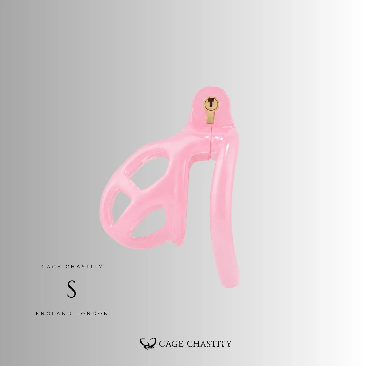 Translucent Pink Cobra Chastity Cage – 2 Ring Types