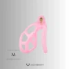 Translucent Pink Cobra Chastity Cage – 2 Ring Types
