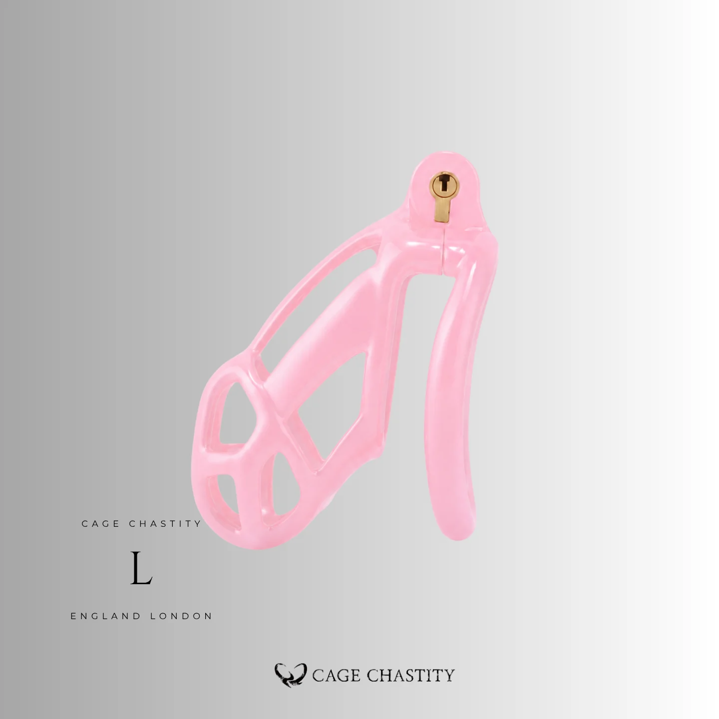 Translucent Pink Cobra Chastity Cage – 2 Ring Types