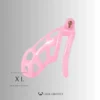 Translucent Pink Cobra Chastity Cage – 2 Ring Types