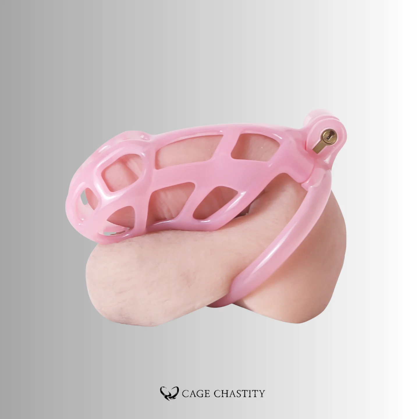 Translucent Pink Cobra Chastity Cage – 2 Ring Types