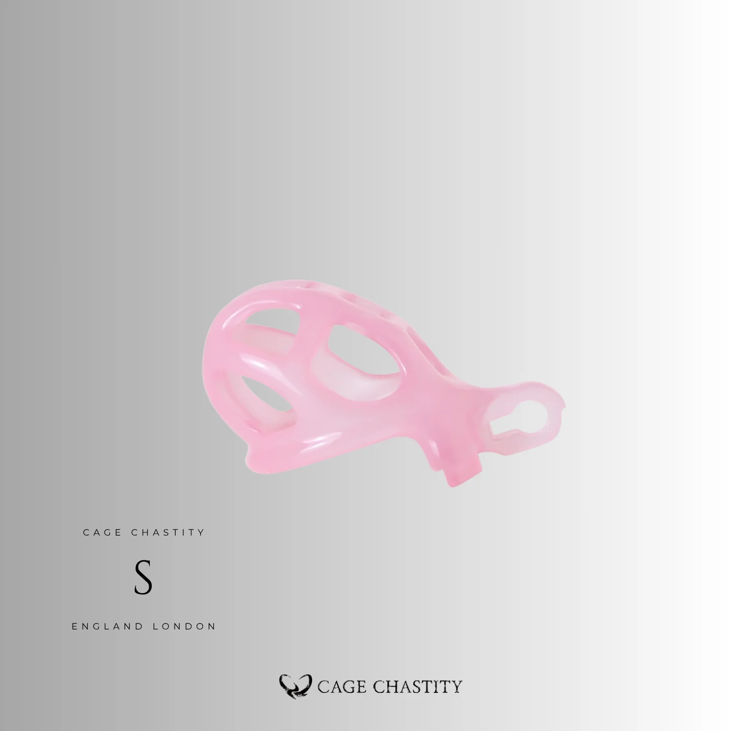 Translucent Pink Cobra Chastity Cage – 2 Ring Types