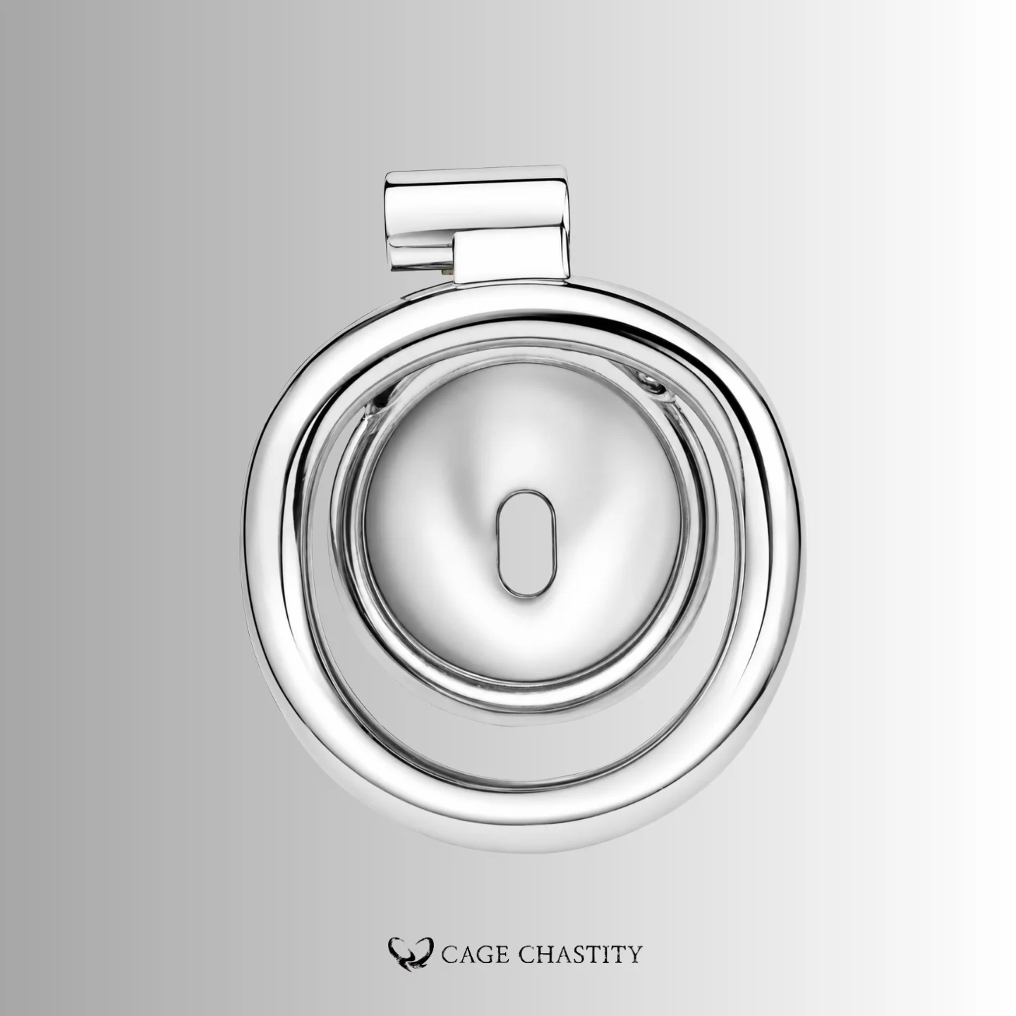 Stainless Steel Pussy-Shaped Chastity Cage – CCK1002