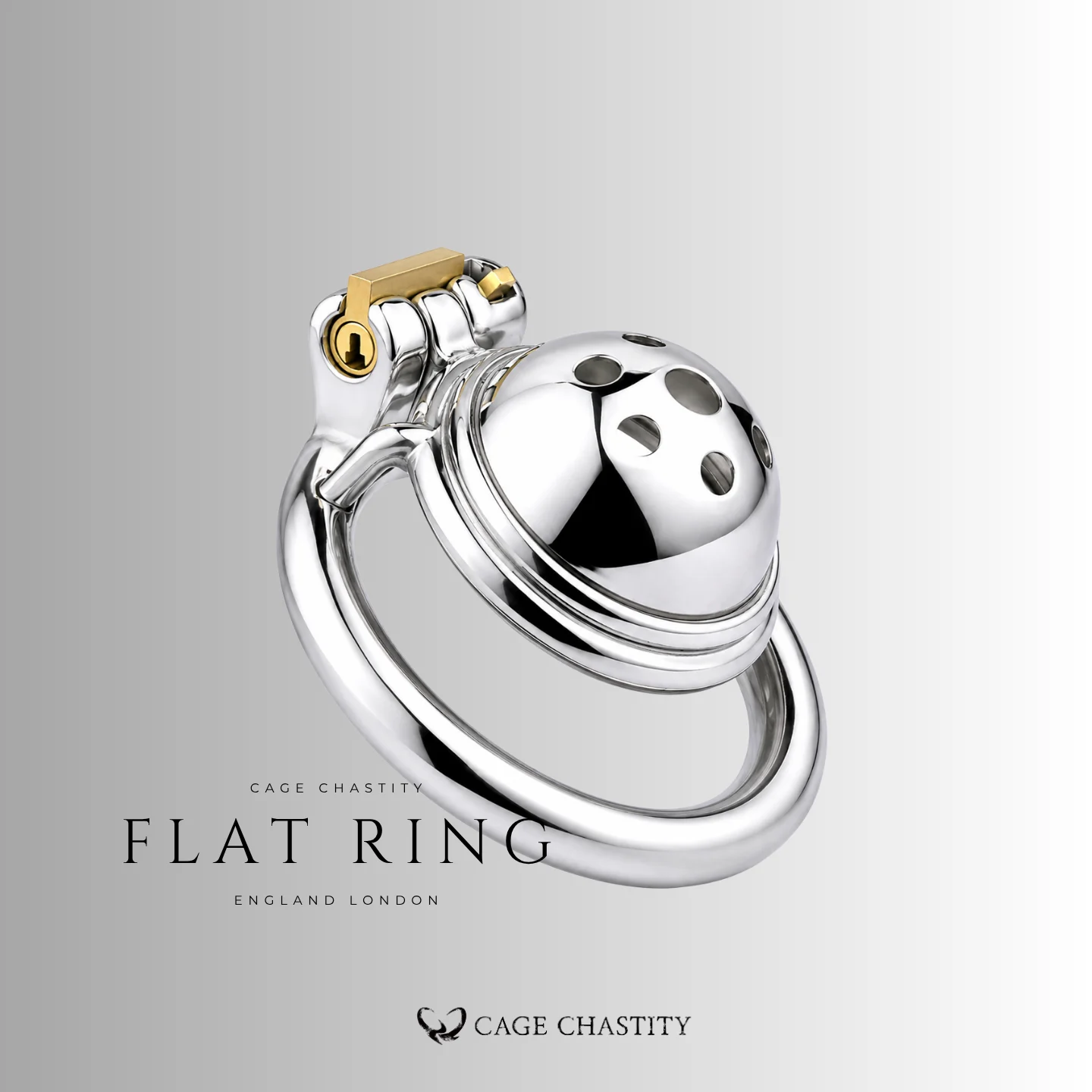 FlatDome Mini Chastity – 15mm Ultra Low Profile Lock – CCK1077