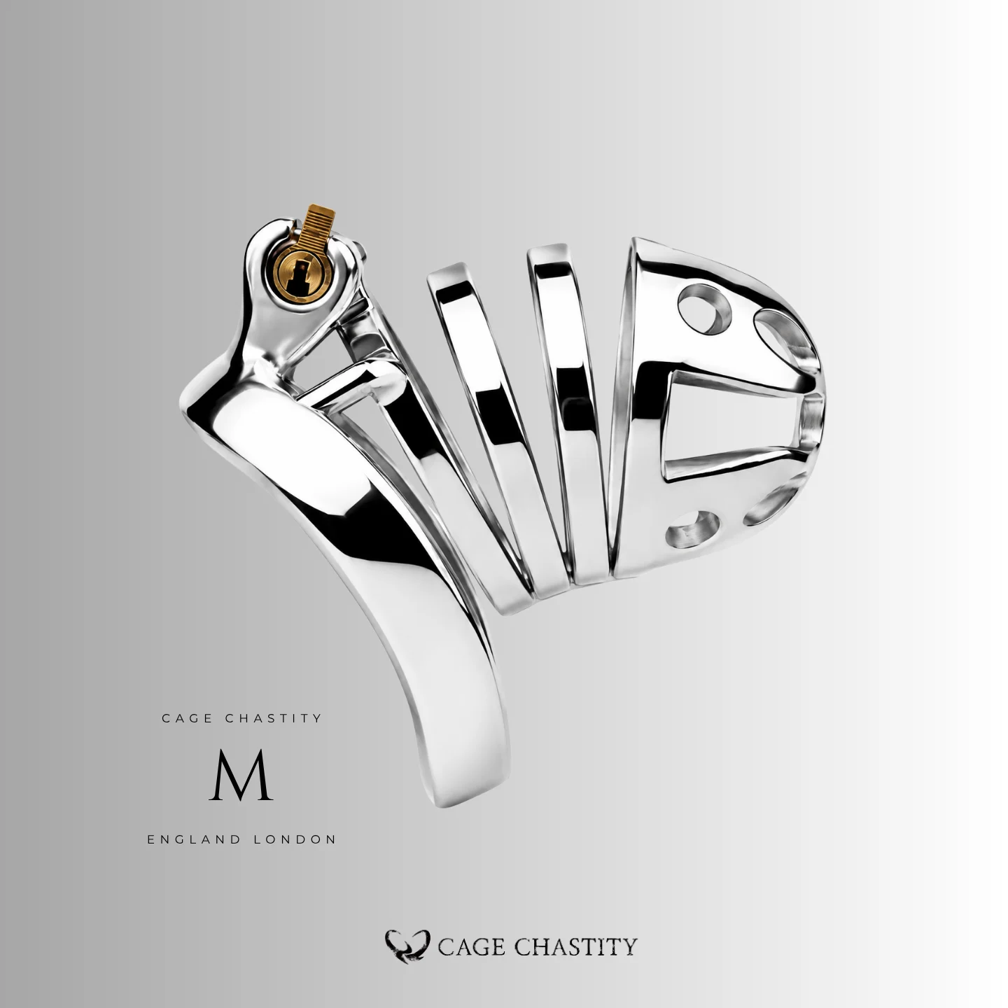 Most Secure Steel Chastity Cage – CCK1176