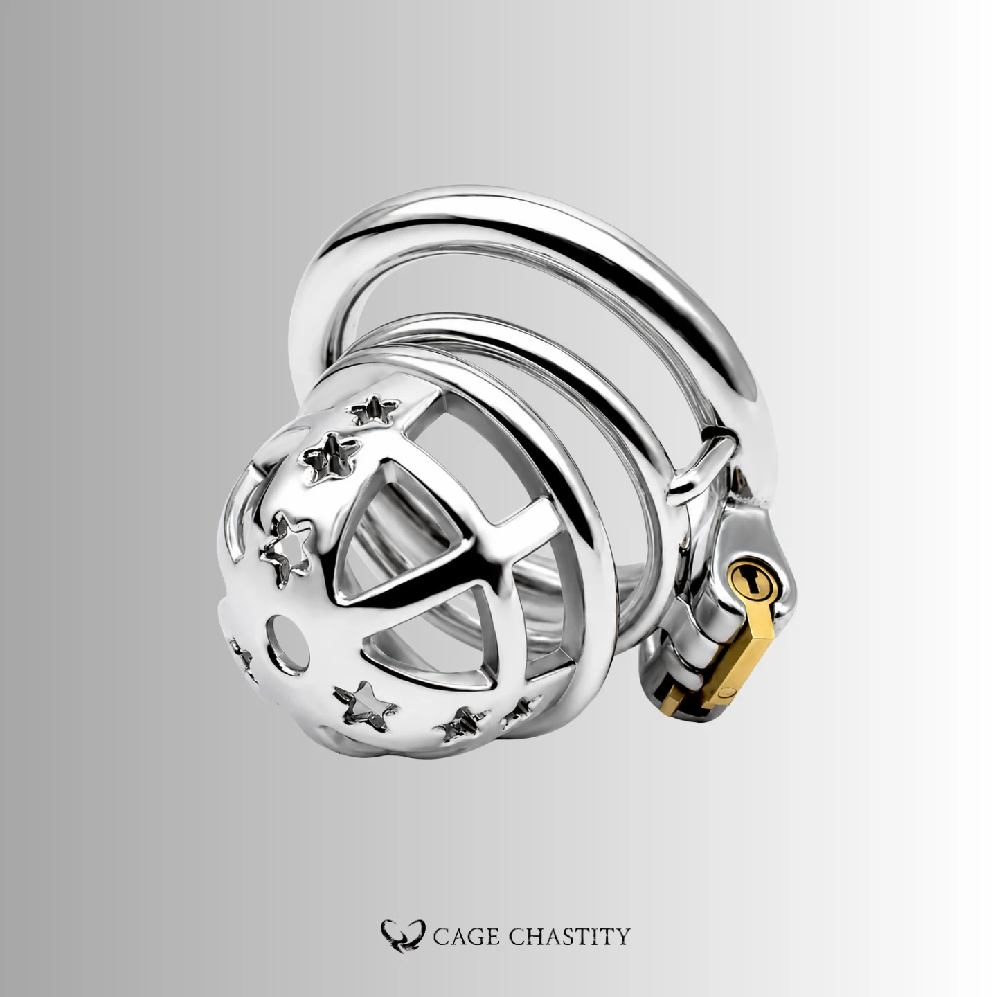 Starlight Retro Metal Male Cage – Girth-Friendly – CCK1177