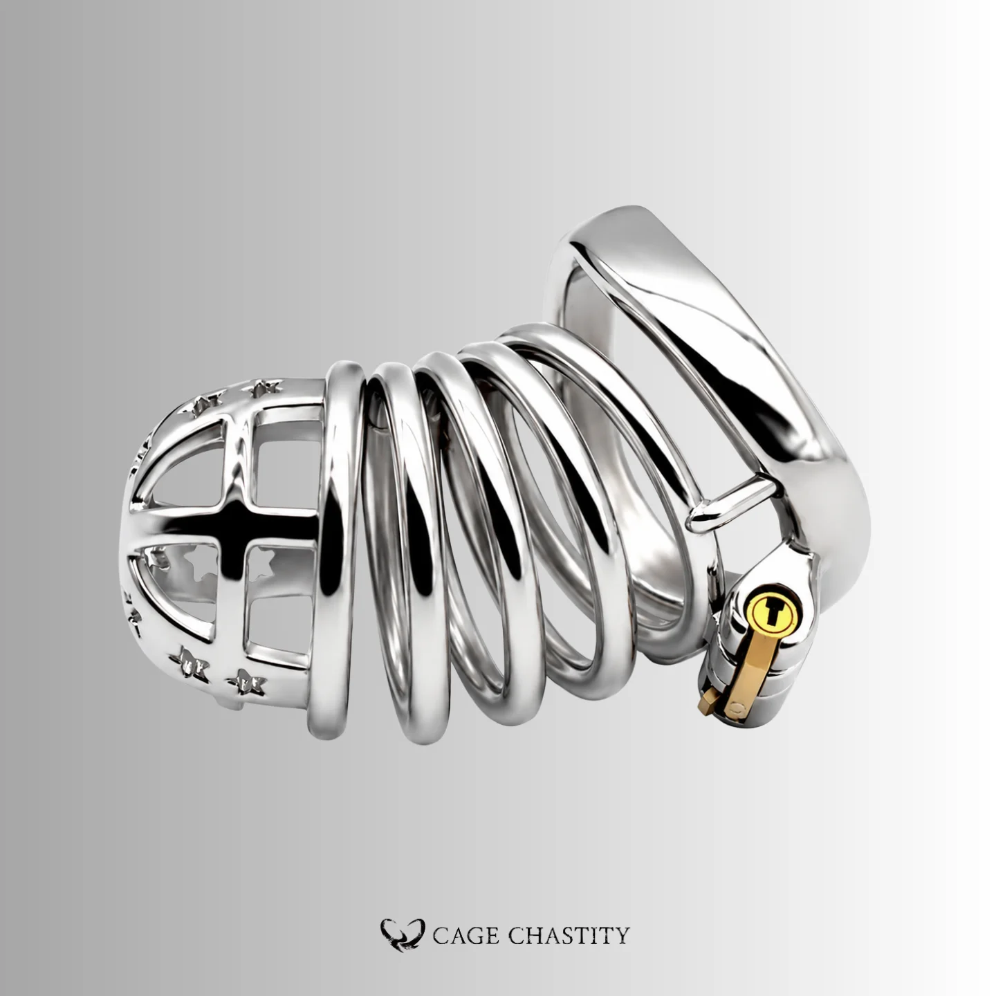 Starlight Retro Metal Male Cage – Girth-Friendly – CCK1177