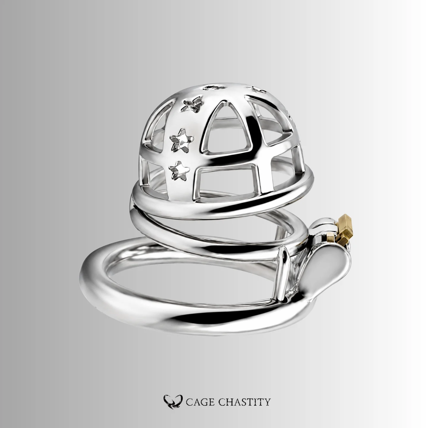 Starlight Retro Metal Male Cage – Girth-Friendly – CCK1177