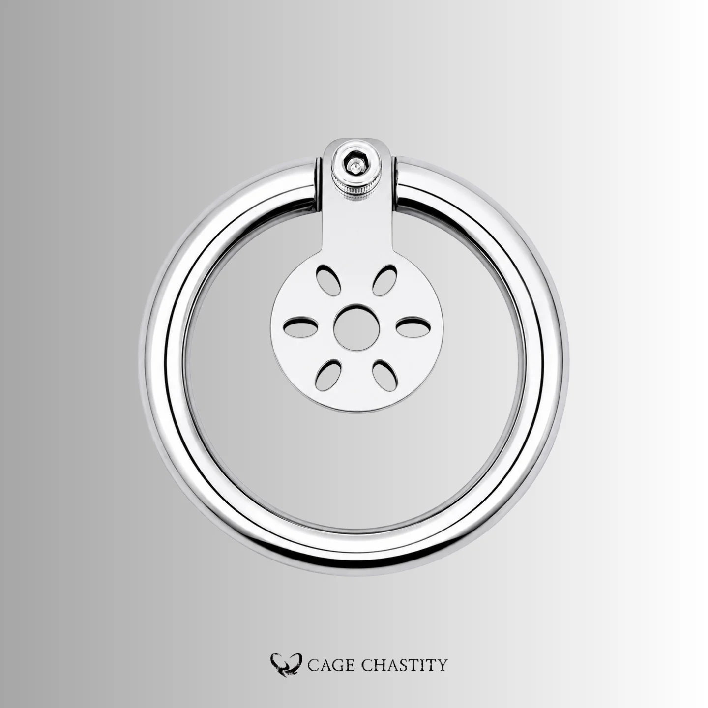 Slim Front Flat Steel Chastity Cage – 0.94"(24mm) – CCS1081