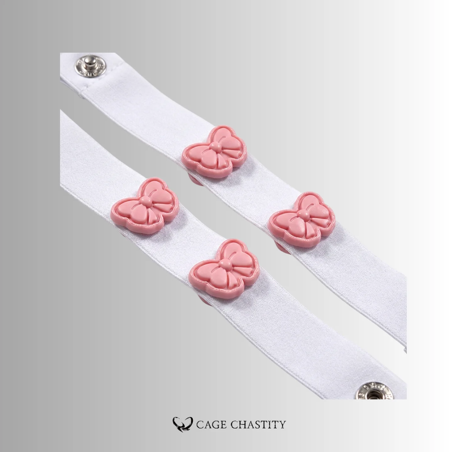 Cute Butterfly Elastic Support Strap – 0.79" (2 cm) Width