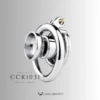 Flat Chastity Cage with Dildo