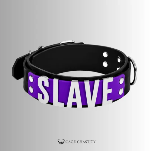 Obedience Silicone Collar – Custom Letter & Color