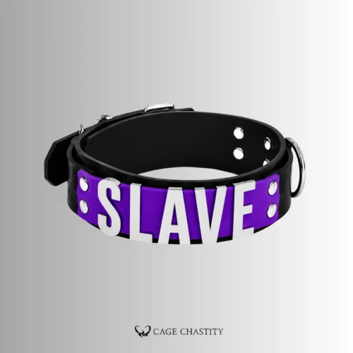 Obedience Silicone Collar – Custom Letter & Color